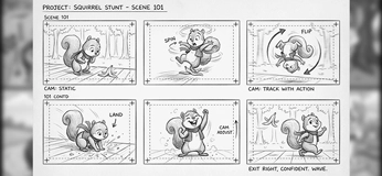 Animation Storyboard Illustration