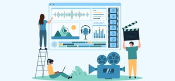 Digital Media and Social Storyboard Illustration